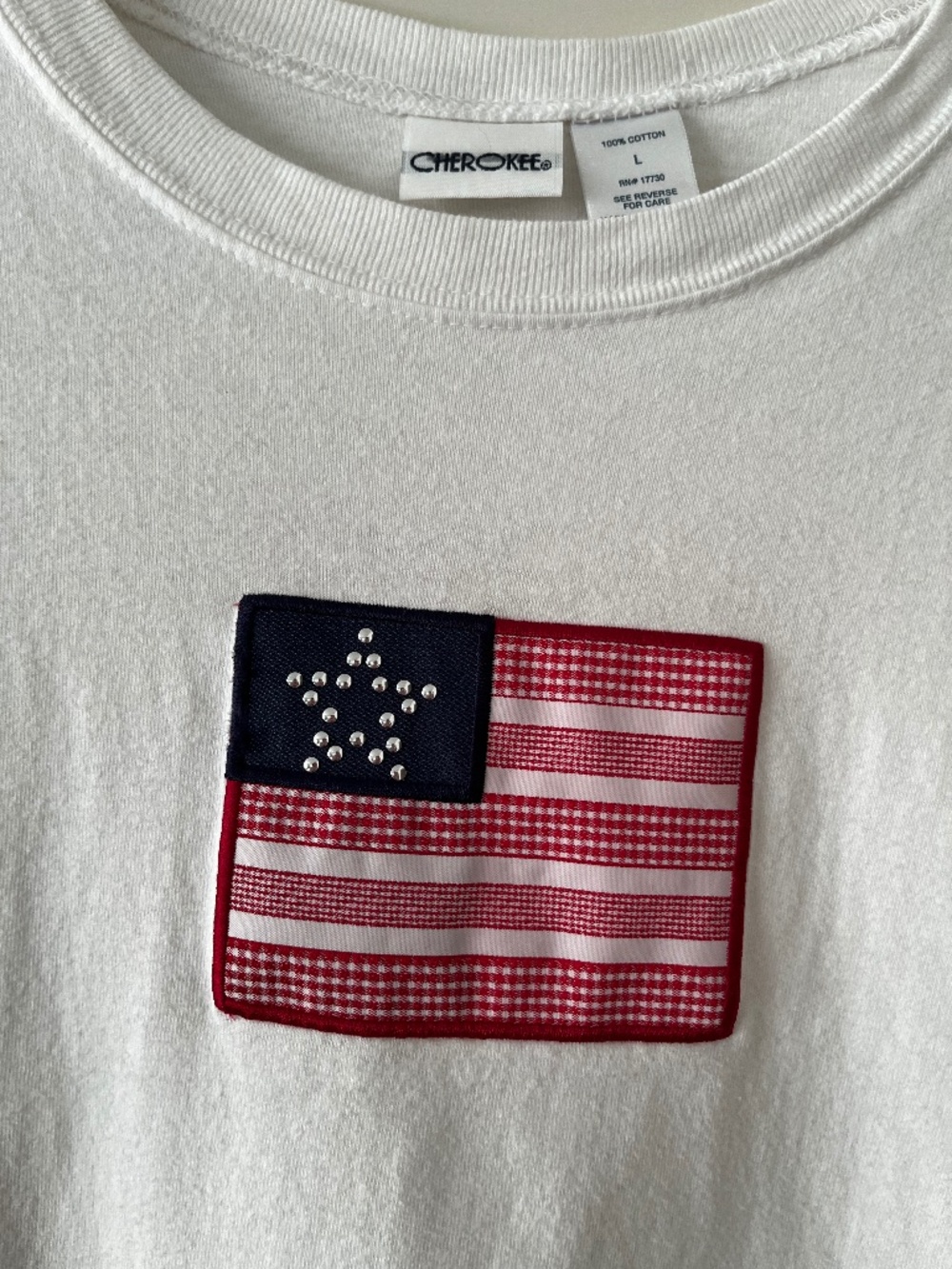 Cherokee Patriotic 100% cotton T-shirt
